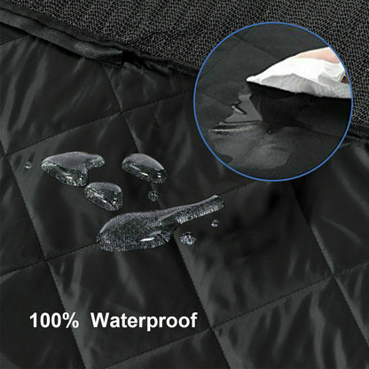 Premium Waterproof Hammock-Style Back Seat Cover for Pets - Dog and Cat Auto Protector